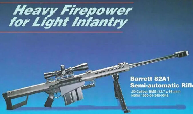 Barrett 50 cal rifle